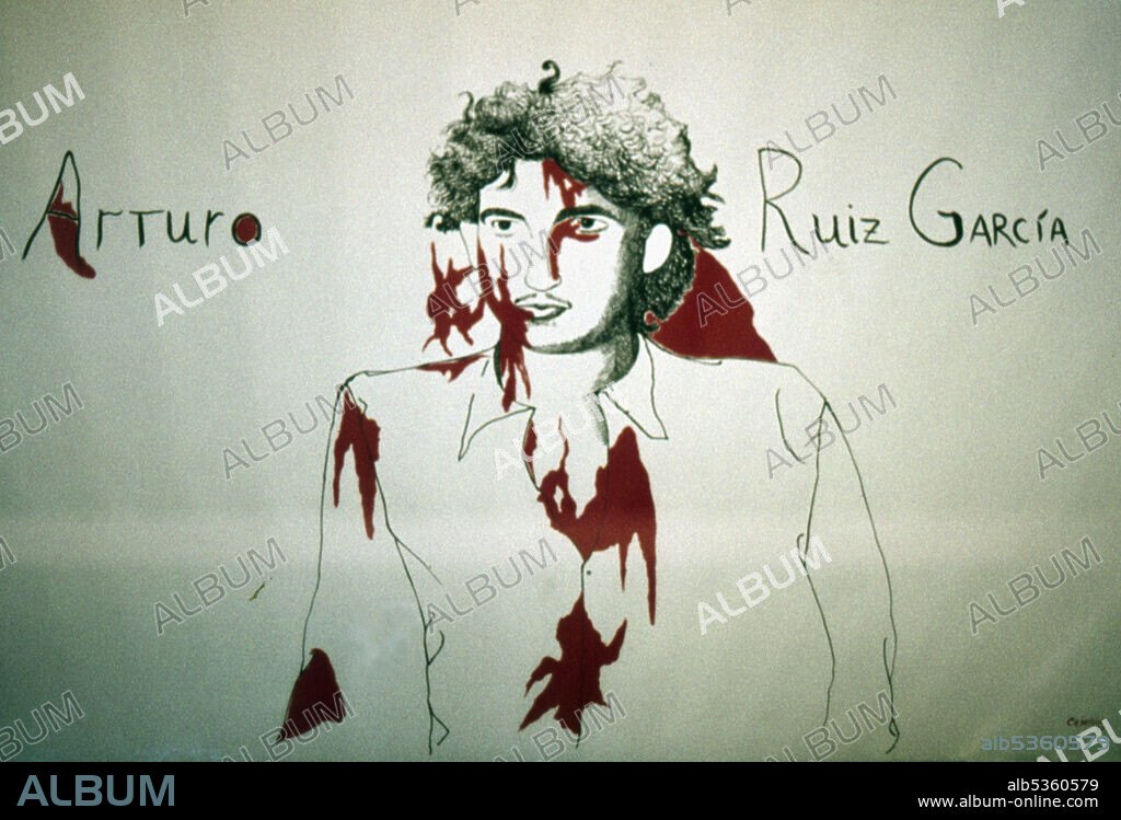España. Madrid. Arturo Ruiz García (1957-1977), estudiante y militante de izquierdas español, asesinado por un ultraderechista durante una manifestación pro-amnistía el 23 de enero de 1977.