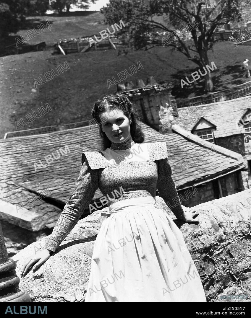 MAUREEN O'HARA en QUE VERDE ERA MI VALLE!, 1941 (HOW GREEN WAS MY VALLEY), dirigida por JOHN FORD. Copyright 20TH CENTURY FOX.