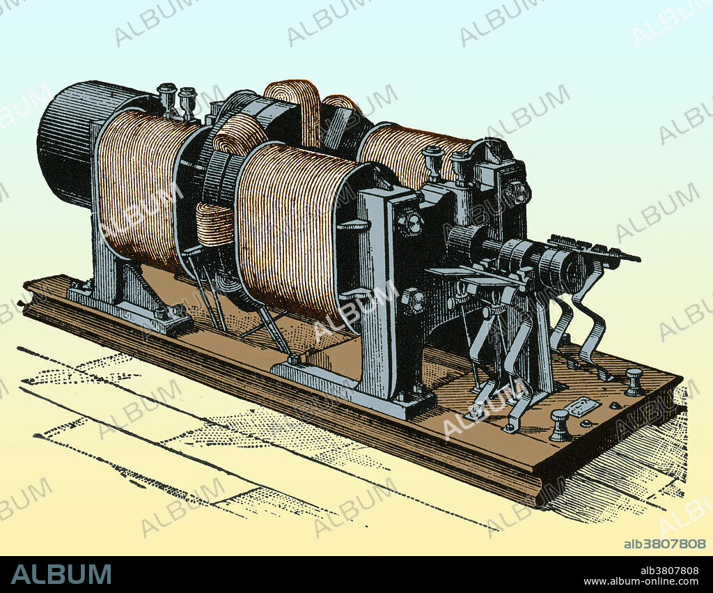 Dynamo Electric Machine. The Dynamo was the first electric generator capable of delivering power for industry.