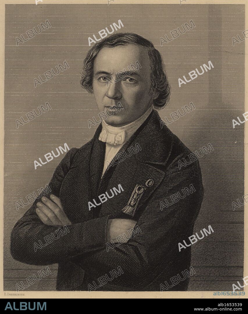 Jean Baptiste Dumas (1814-1884) French chemist.  From James Sheridan Muspratt "Chemistry" (London, c1860). Engraving.  (Photo by: Universal History Archive/UIG via Getty Images).