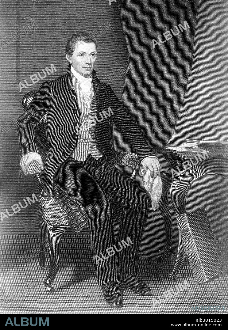 James Monroe (April 28, 1758 - July 4, 1831) was the 5th President of the United States (1817-25). He was the last president who was a Founding Father, and the third of them to die on Independence Day. In 1790 he was elected to the Senate of the first US Congress, where he joined the Jeffersonians. He gained experience as an executive as the Governor of Virginia and rose to national prominence as a diplomat in France, when he helped negotiate the Louisiana Purchase in 1803. During the War of 1812, he held the critical roles of Secretary of State and the Secretary of War under President Madison. He was elected president in 1816, winning over 80 percent of the electoral vote. He supported the founding of colonies in Africa for free African-Americans that would eventually form the nation of Liberia. In 1823, he announced the US opposition to any European intervention in the recently independent countries of the Americas with the Monroe Doctrine, which became a landmark in American foreign policy. He died in 1831 at the age of 73.