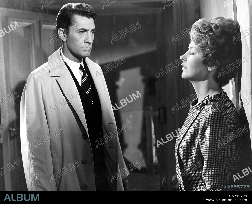 JEAN-CLAUDE PASCAL und ODILE VERSOIS in LE RENDEZ-VOUS, 1961, unter der Regie von JEAN DELANNOY.