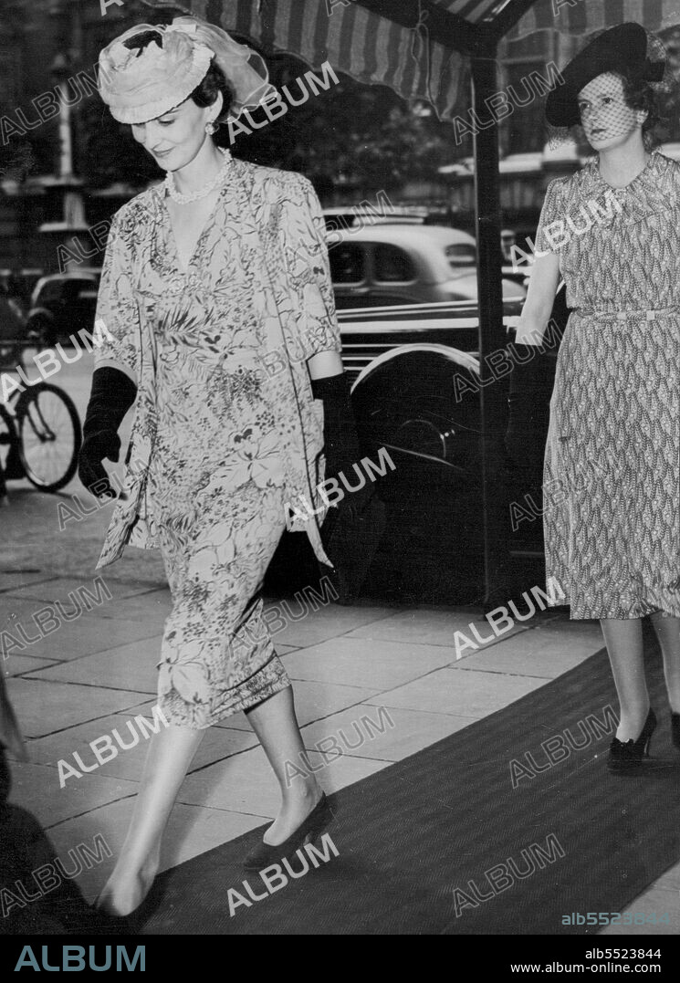 HRH Princess Manna (Duchess Of Kent) - 1938-1944. July 12, 1939. (Photo by Keystone).