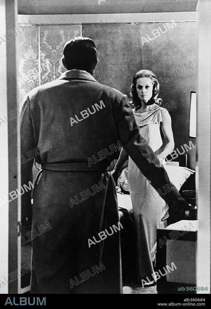 SEAN CONNERY et TIPPI HEDREN dans MARNIE, 1964, réalisé par ALFRED HITCHCOCK. Copyright UNIVERSAL PICTURES.