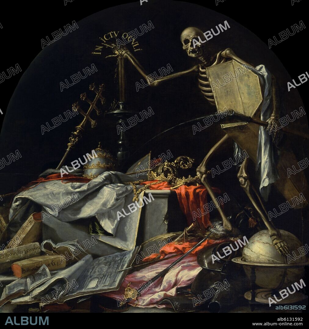 JUAN DE VALDÉS LEAL. EL TRIUNFO DE LA MUERTE - 1672 - O/L - 220x216 - BARROCO ESPAÑOL.