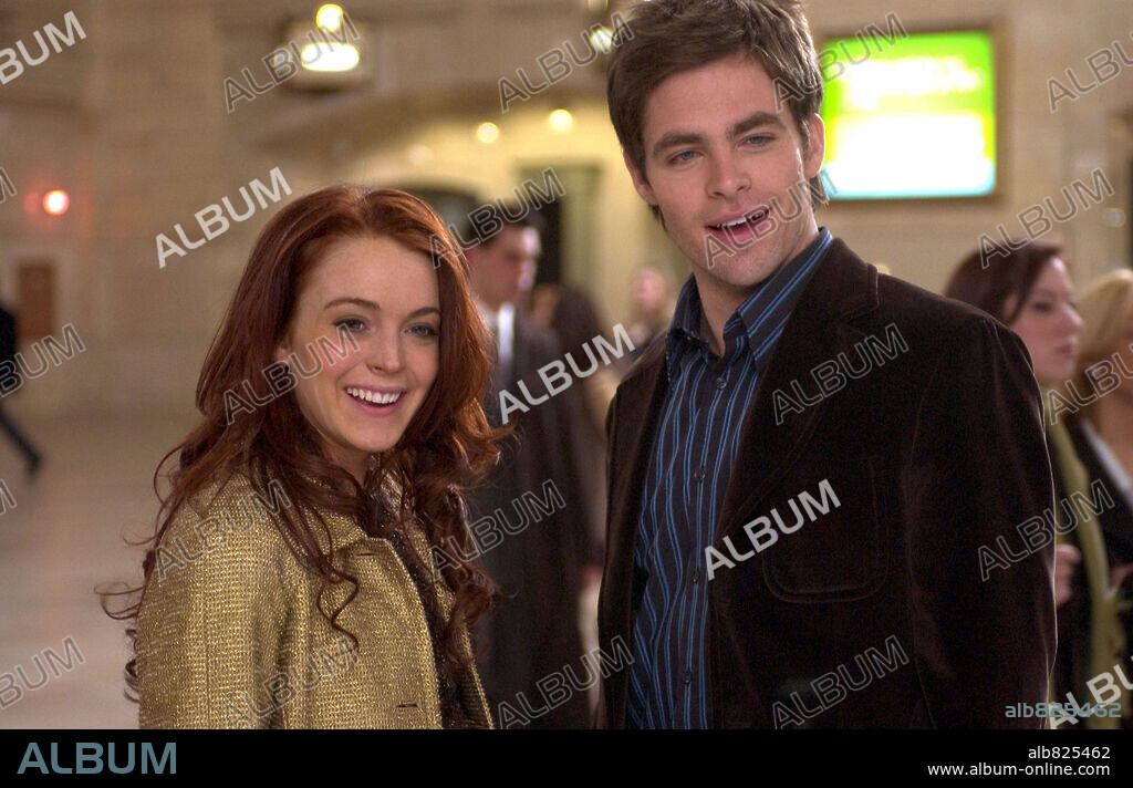 CHRIS PINE y LINDSAY LOHAN en DEVUÉLVEME MI SUERTE, 2006 (JUST MY LUCK), dirigida por DONALD PETRIE. Copyright New Regency Pictures/Cheyenne Enterprises/Regency Enterprise / WETCHER, BARRY.