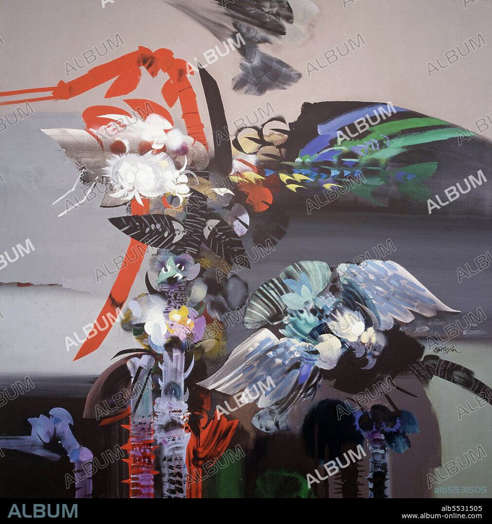 ALEJANDRO OBREGON. OBREGON , ALEJANDRO. PINTOR ESPAÑOL . BARCELONA 1920 - COLOMBIA 1992. DESPUES DE LA LLUVIA , OLEO DEL AÑO 1982. COLECCION PARTICULAR. ATENCION: AUTOR CONTEMPORANEO SUJETO A COPYRIGHT ©. EL CLIENTE FINAL ES RESPONSABLE DE LA GESTION DE LOS DERECHOS DE AUTOR CON LAS SOCIEDADES EXISTENTES DE GESTION DE DERECHOS O DIRECTAMENTE CON LOS ORGANISMOS TITULARES DE LOS MISMOS.