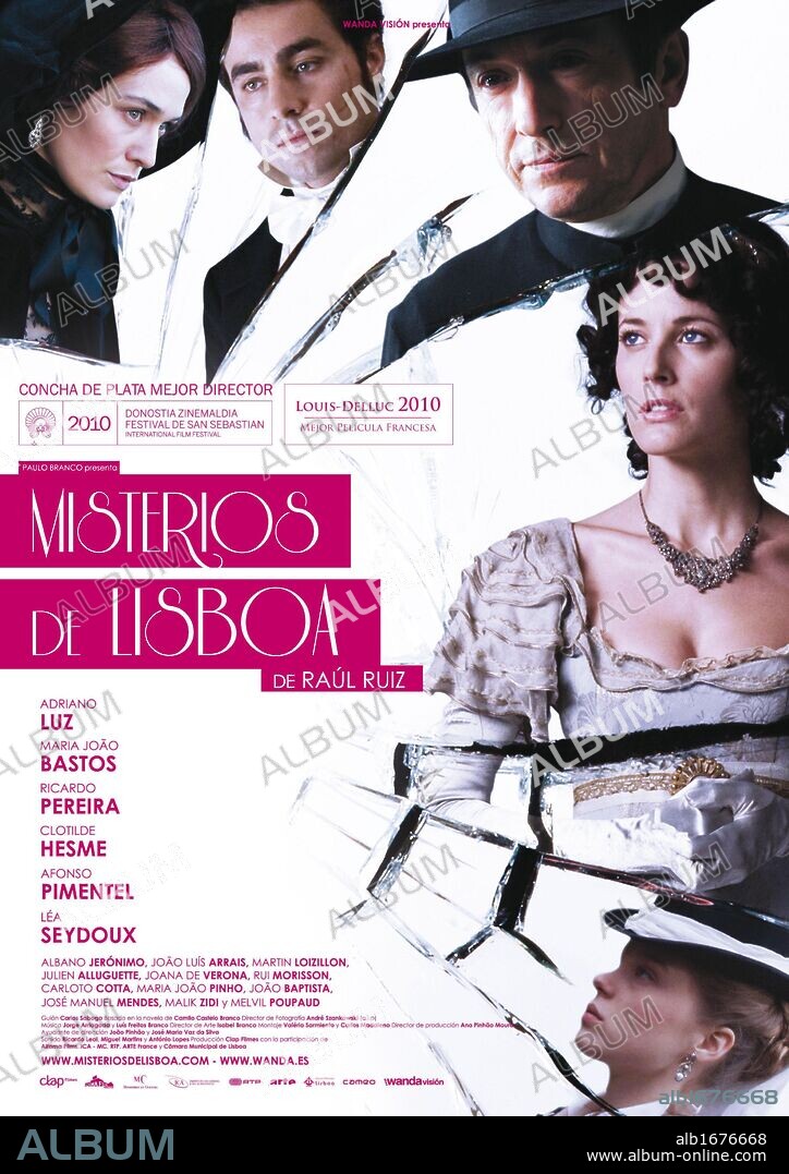 Poster de MISTERIOS DE LISBOA, 2010, dirigida por RAOUL RUIZ. Copyright CLAP FILMES.