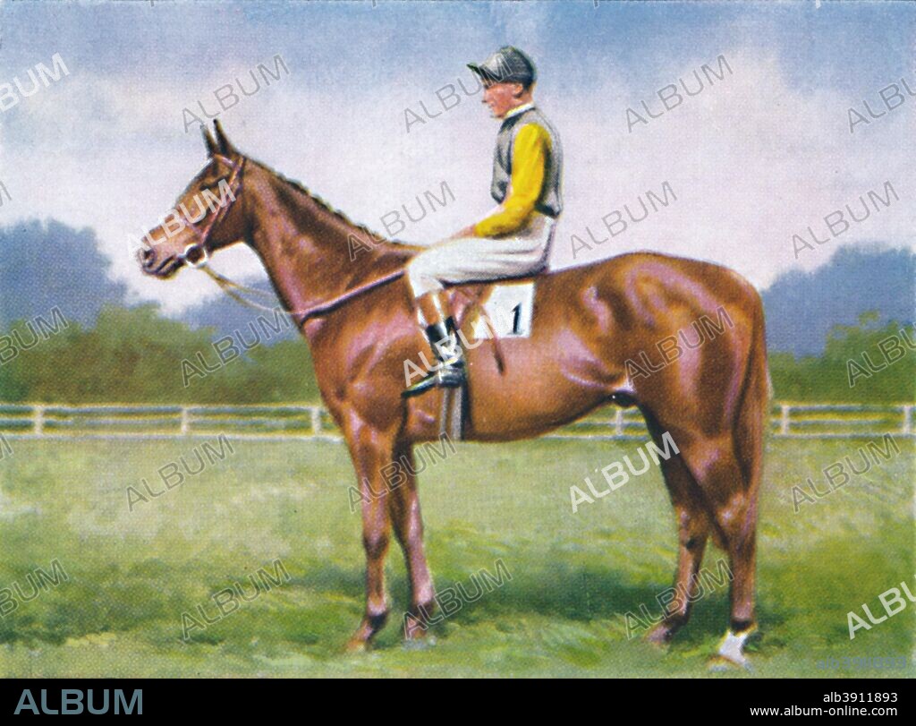 Morse Code, Jockey: D. Morgan', 1939. Winners of Cheltenham Gold Cup in 1938. Danny Morgan, had the distinction of riding for three kings of England, winning for two - Edward Vlll and George Vl. In From Racehorses & Jockeys, 1938 - A Series of 40. [W. D. & H. O. Wills, Bristol, 1939].