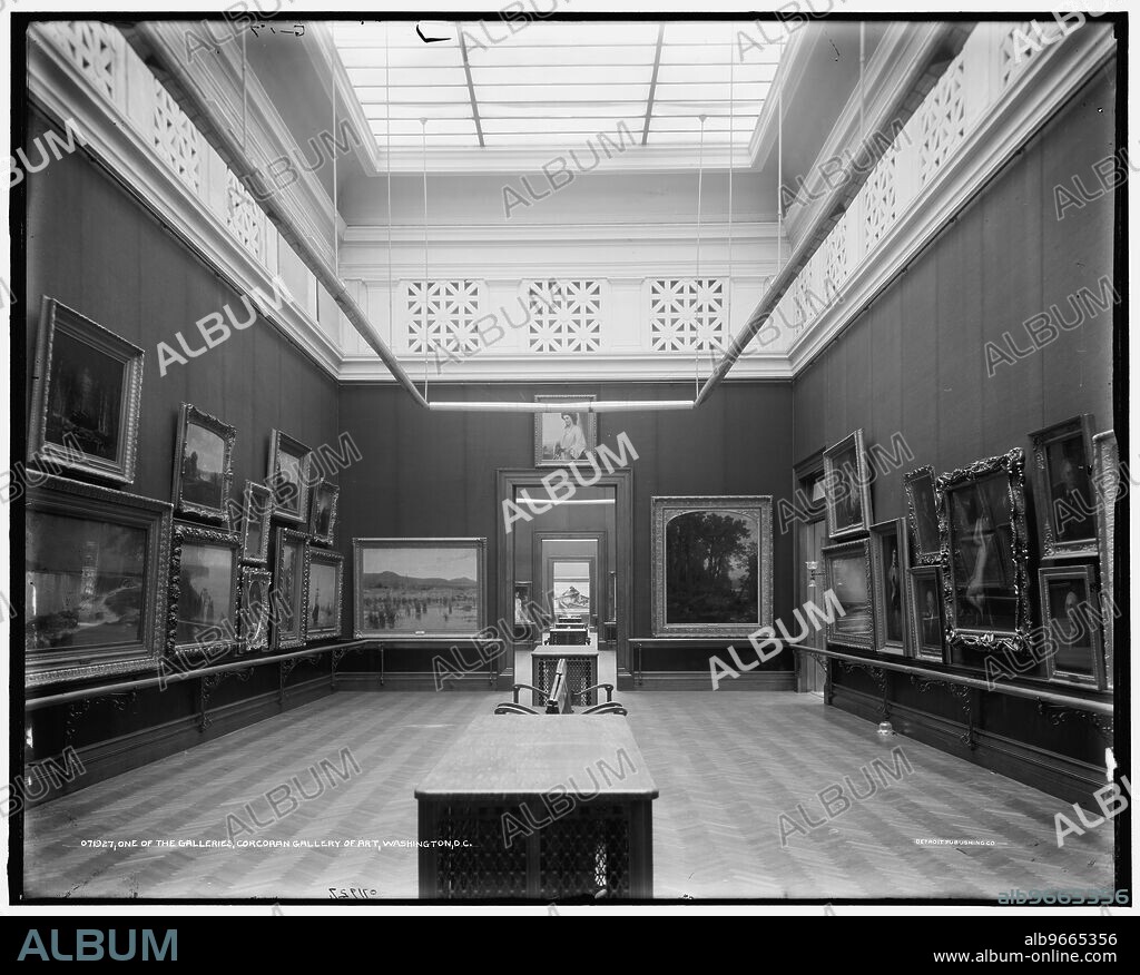 One of the galleries, Corcoran Gallery of Art, Washington, D.C., between 1905 and 1915.