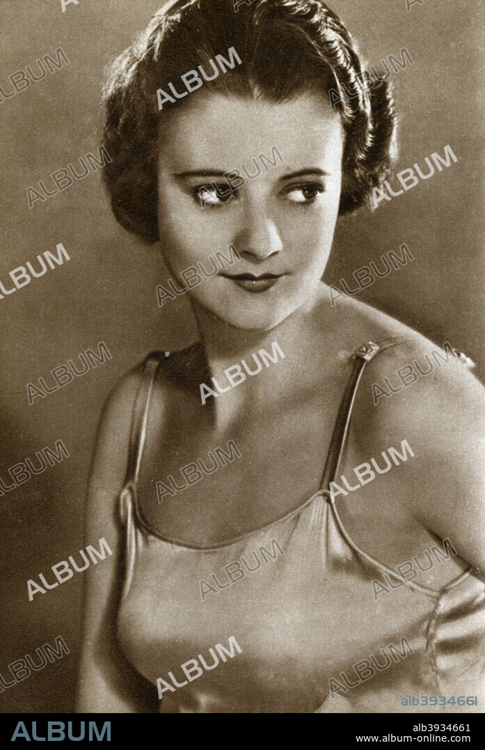 Heather Angel, English film actress, 1933. Angel (1909-1986) was a prominent film actress of the 1930s and 1940s, making her name in the series of 'Bulldog Drummond' films.