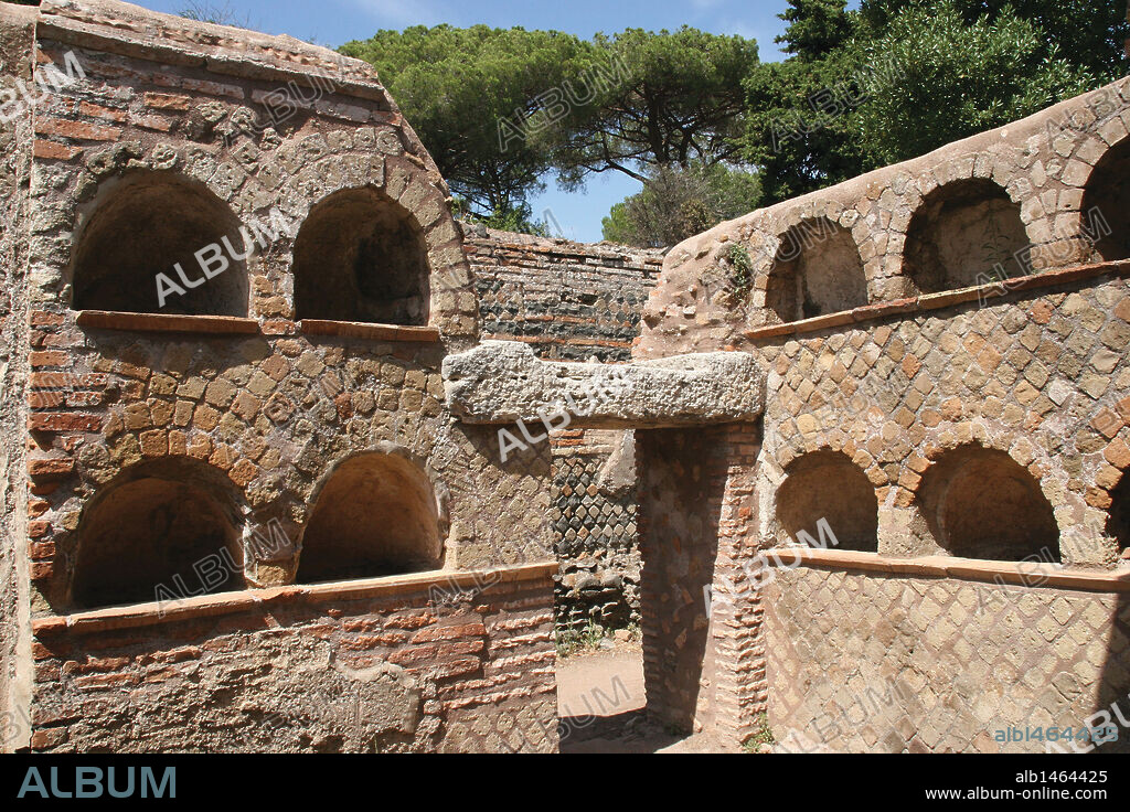 Columbarium. Ostia Antica. Italy.