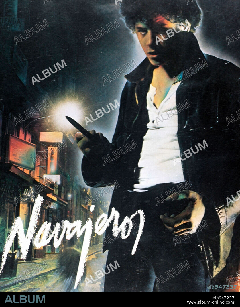 Poster de NAVAJEROS, 1980, dirigida por ELOY DE LA IGLESIA. Copyright FIGARO FILMS.