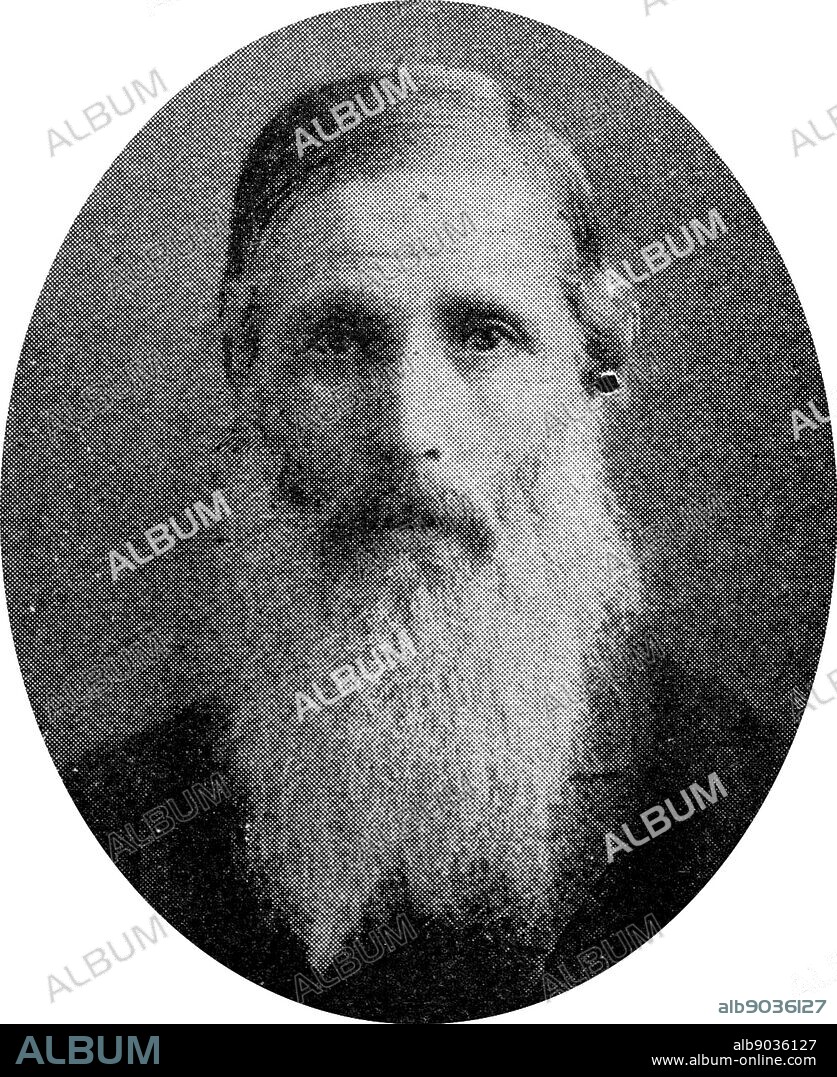 Photograph of Henry Sidgwick (1838-1900) an English utilitarian philosopher and economist. Dated 19th Century.