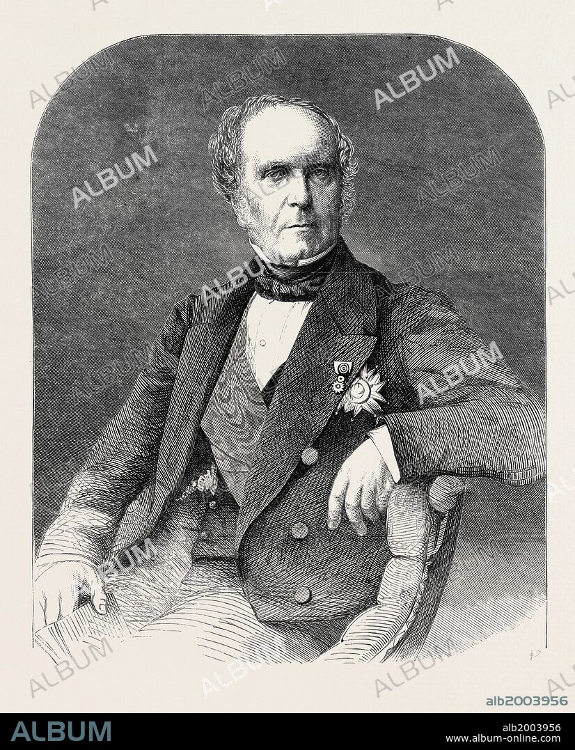 BARON GROS, THE NEWLY APPOINTED FRENCH AMBASSADOR AT THE COURT OF ST. JAMES'S, 1862.