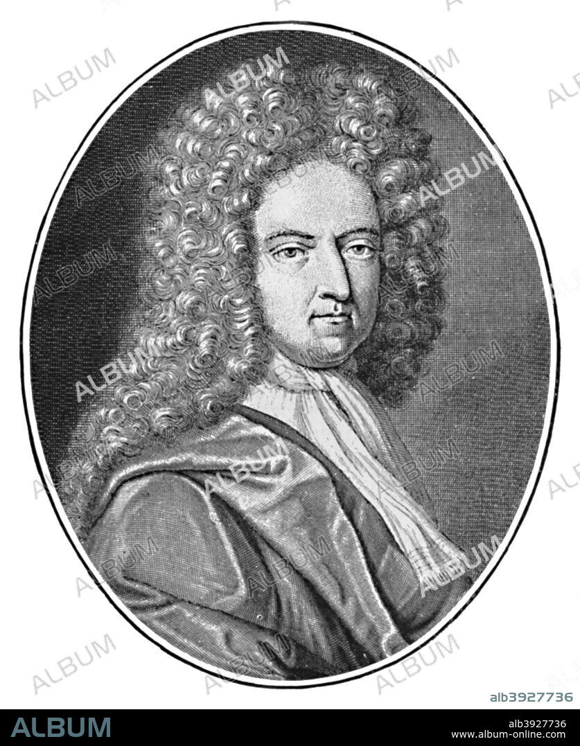 'Daniel Defoe', 1706, (1904). Daniel Defoe born Daniel Foe, was an English trader, writer, journalist, pamphleteer, and spy, most famous for his novel Robinson Crusoe.  From Social England, Volume V, edited by H.D. Traill, D.C.L. and J. S. Mann, M.A. [Cassell and Company, Limited, London, Paris, New York & Melbourne, 1904].