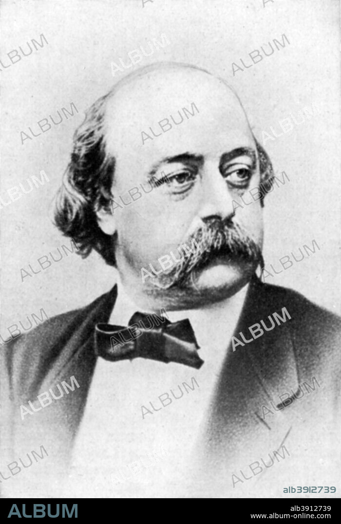 NADAR. Gustave Flaubert, French novelist, 19th century. Portrait of Flaubert (1821-1880), author of "Madame Bovary".