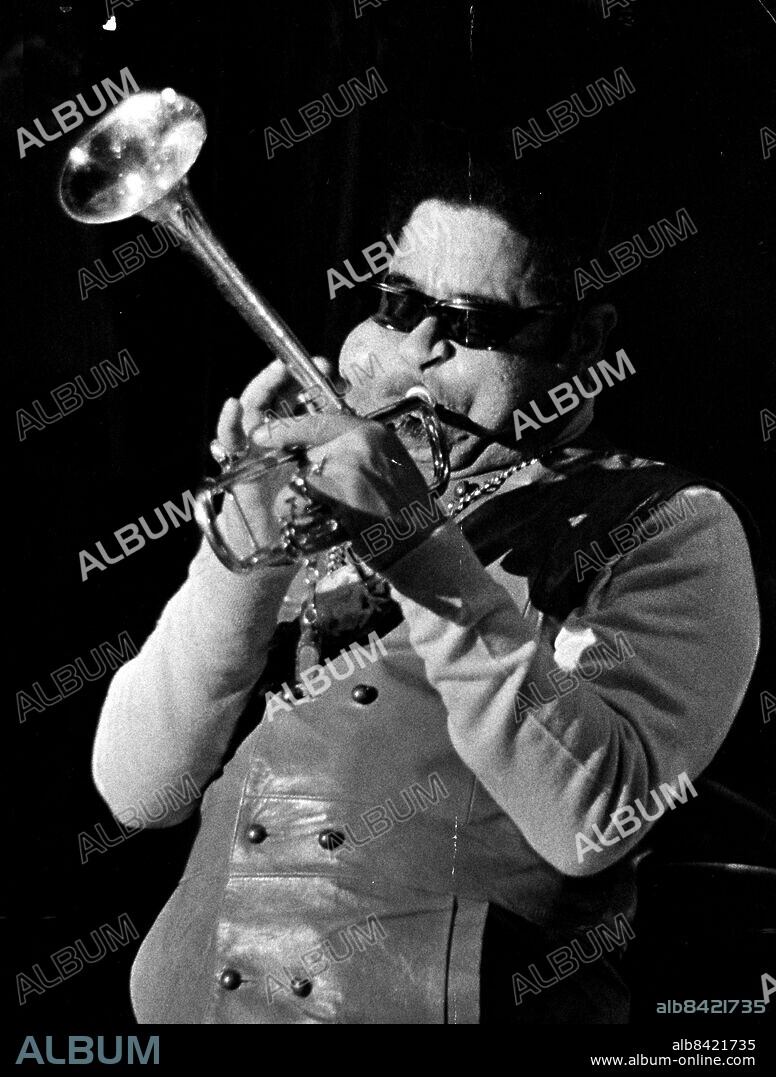 Dizzy Gillespie. Dizzy Gillespie musiker USA scen 1970. Foto: Sydsvenskan / IBL Bildbyrå.