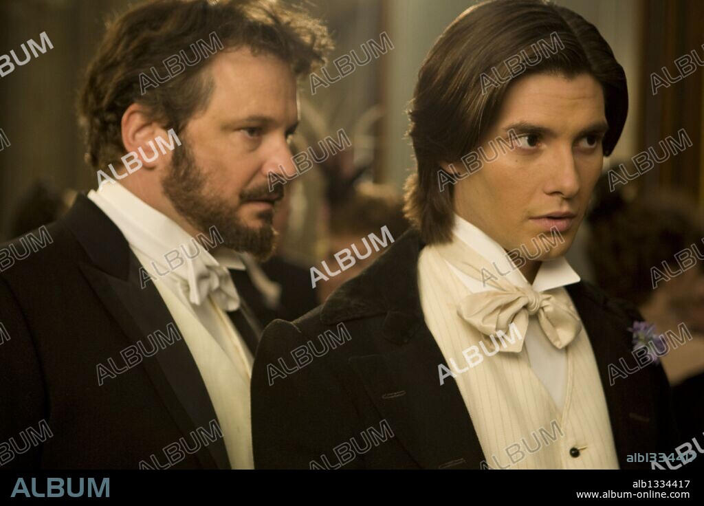 BEN BARNES and COLIN FIRTH in DORIAN GRAY, 2009, directed by OLIVER PARKER. Copyright EALING STUDIOS.