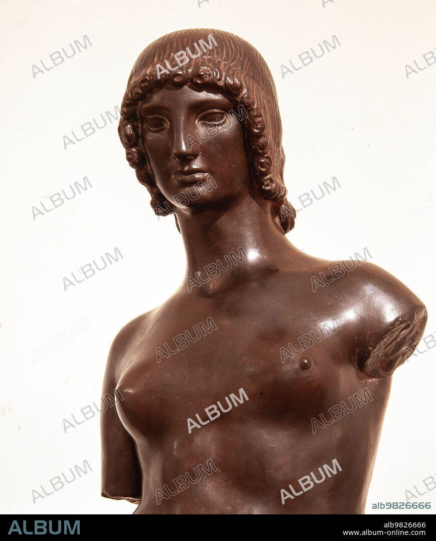 Julio Antonio (Antonio Rodríguez Hernández) / Venus Mediterránea, 1912, Bronce, 106 x 33 x 24 cm., Museu d'Art Modern de Tarragona.