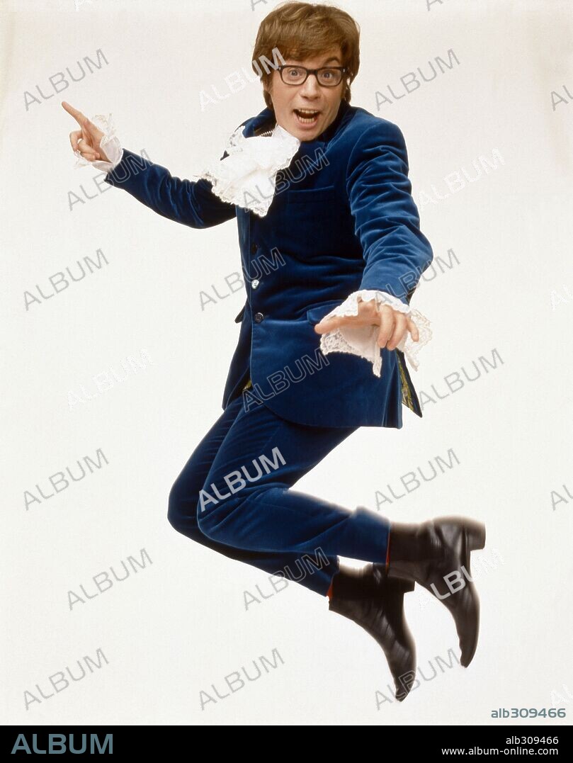 MIKE MYERS in AUSTIN POWERS: INTERNATIONAL MAN OF MYSTERY, 1997, unter der Regie von JAY ROACH. Copyright NEW LINE CINEMA.