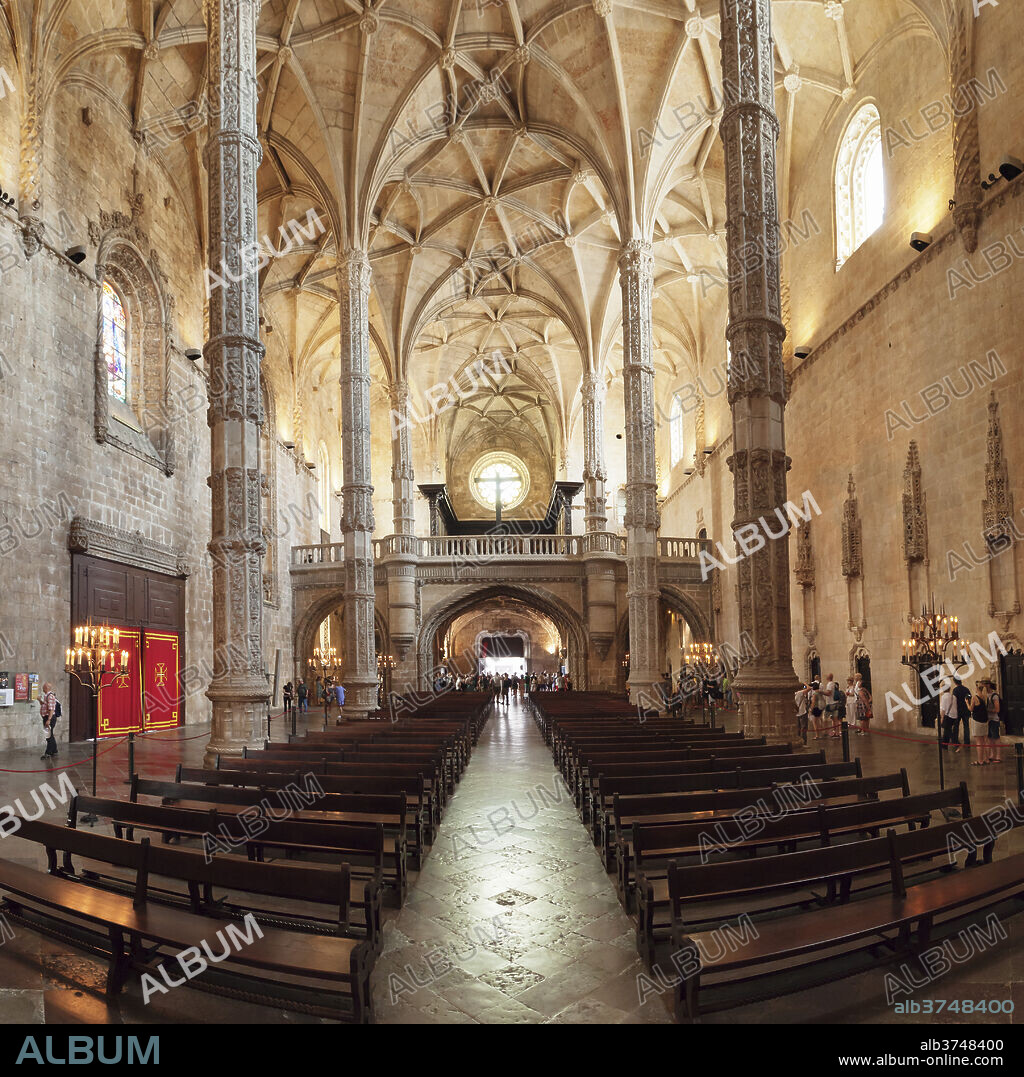 Mosteiro dos Jeronimos (Monastery of the Hieronymites), UNESCO World Heritage Site, Belem, Lisbon, Portugal, Europe.