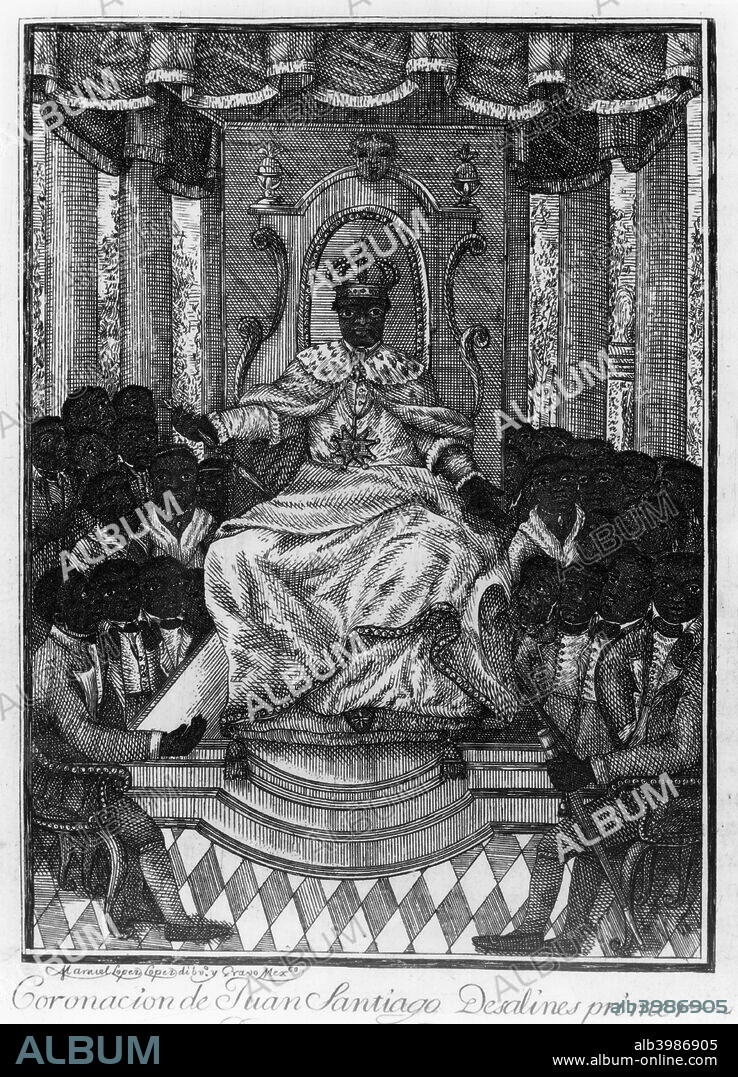 Jean-Jacques Dessalines, Emperor of Haiti, 1806. Dessalines joined the 1791 slave uprising that began the Haitian Revolution, going on to become one of its leaders. After Haiti declared its independence from France, Dessalines became its first ruler. An autocratic dictator, he declared himself Emperor in 1804. He was assassinated on 17th October 1806.