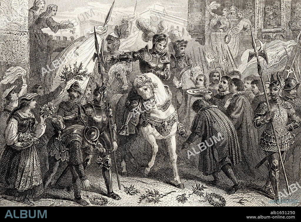 Entrance of the Great Captain Gonzalo Fernandez de Cordoba in Naples, 15 May 1503.