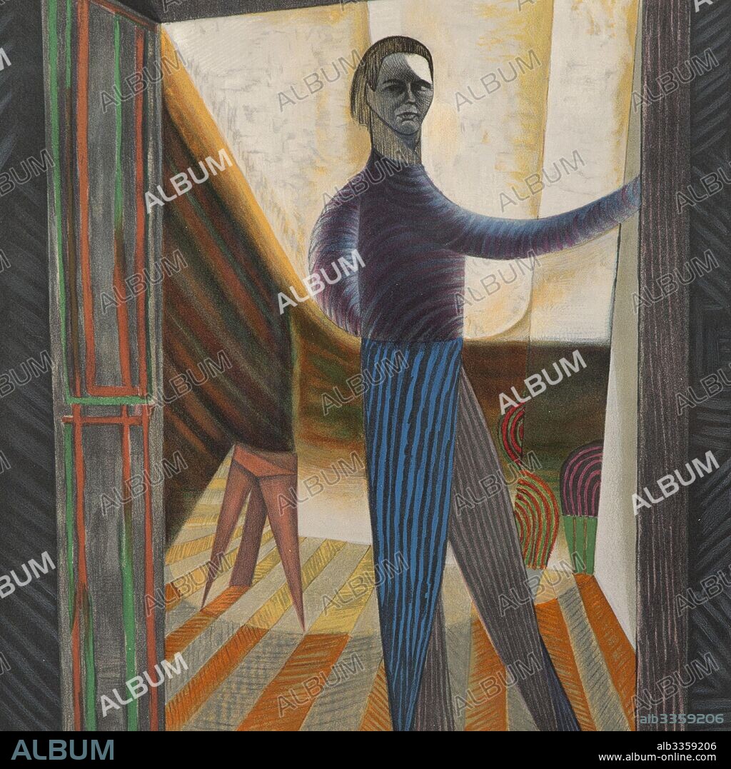 VICTOR VASARELY. Self-portrait.