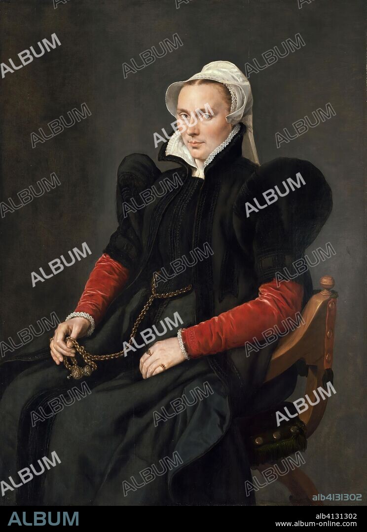 ANTHONIS MOR. Portrait of a Seated Woman. Antonis Mor; Netherlandish, 1516/21-1575/77. Date: 1560-1570. Dimensions: 121.8 × 88.8 cm (48 × 34 15/16 in.). Oil on panel, mounted on aluminum sheet. Origin: Netherlands.