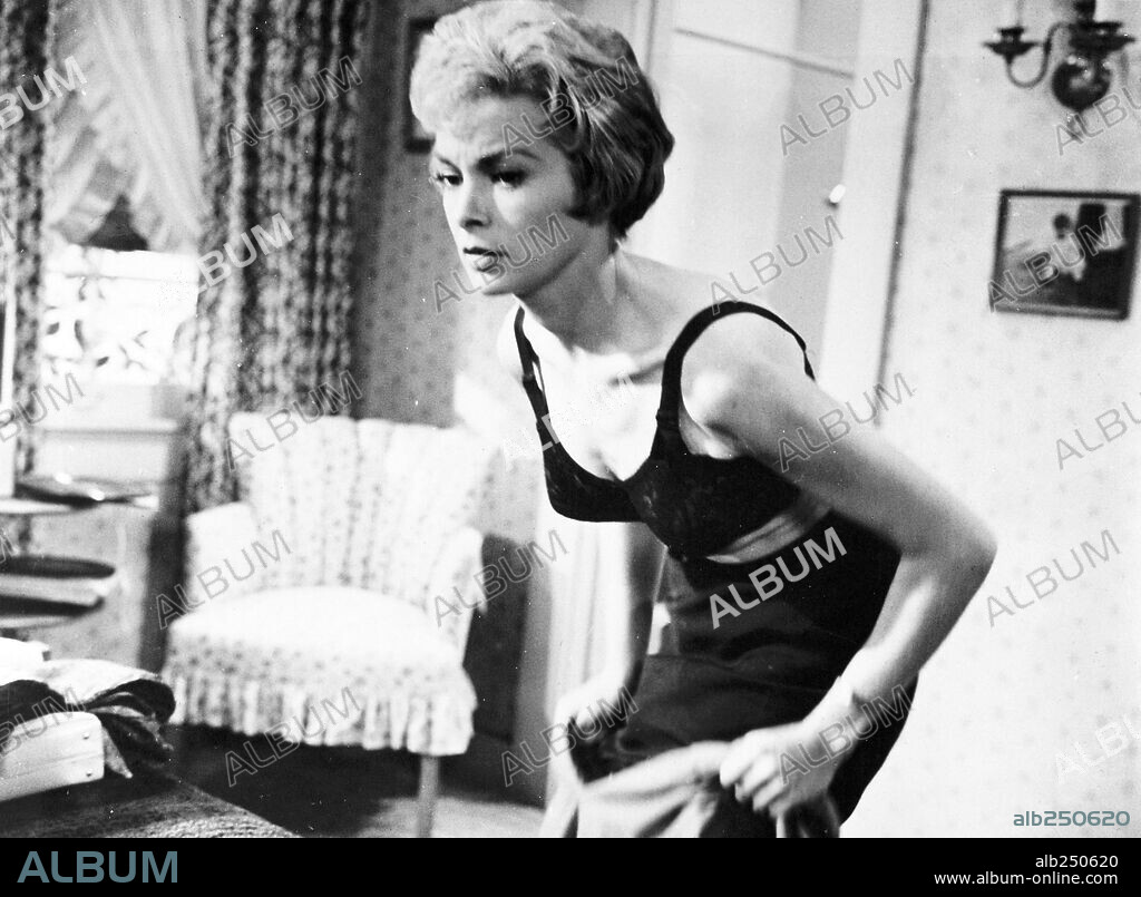 JANET LEIGH en PSICOSIS, 1960 (PSYCHO), dirigida por ALFRED HITCHCOCK. Copyright SHAMLEY PRODUCTIONS.