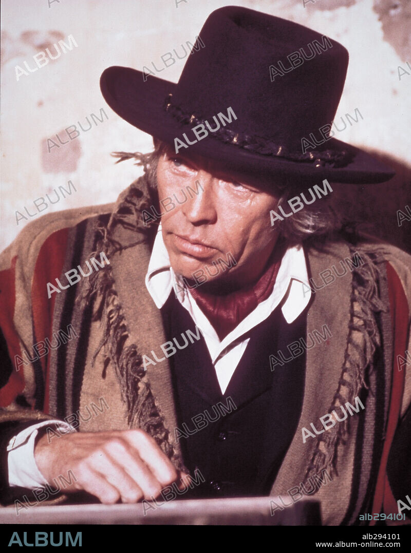 JAMES COBURN in PAT GARRET AND BILLY THE KID, 1973, directed by SAM PECKINPAH. Copyright M.G.M.