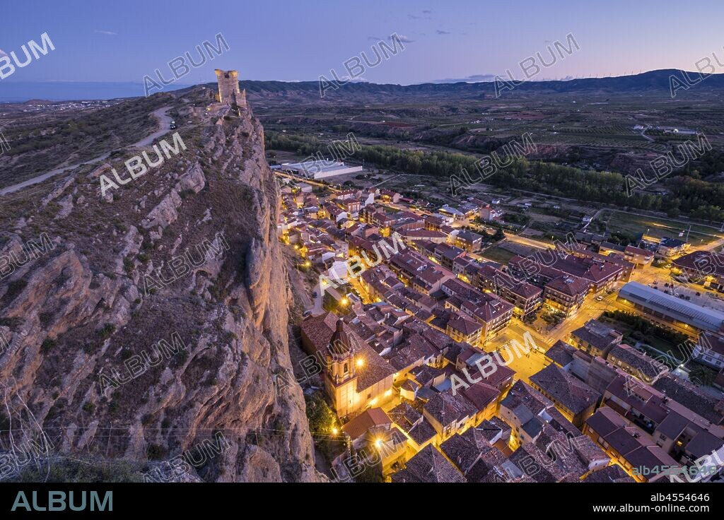 Castillo de Quel, siglo XV, Quel, La Rioja , Spain, Europe.