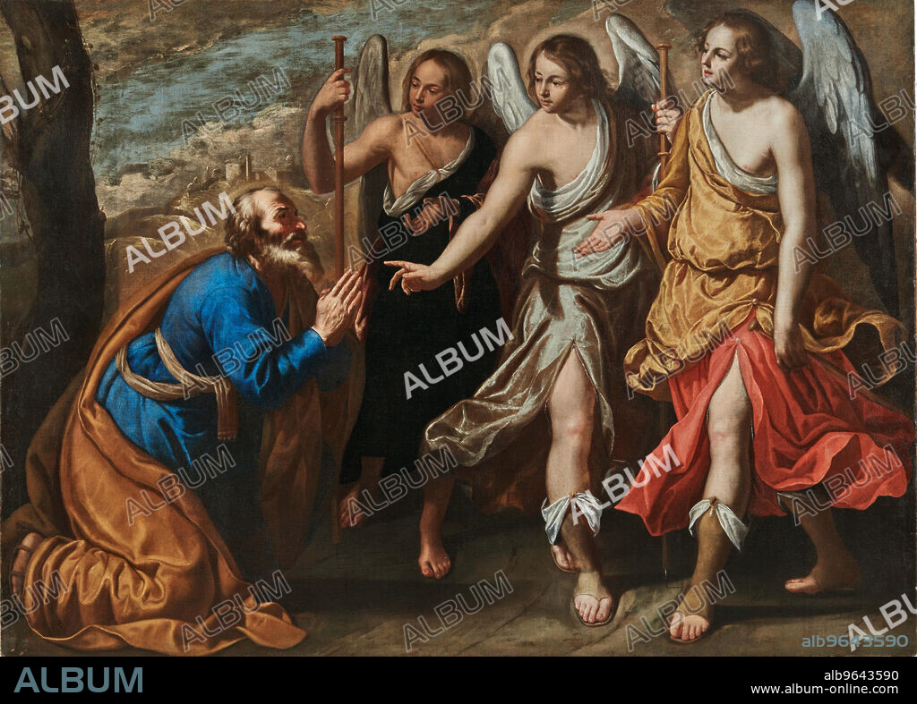 ARTEMISIA GENTILESCHI. Abraham and the Three Angels.