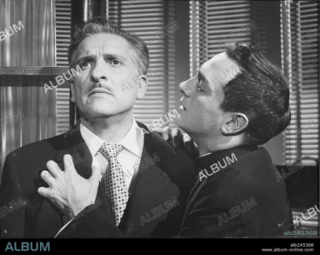 ARTURO DE CORDOVA and JOSE MARIA RODERO in LA HERIDA LUMINOSA, 1956, directed by TULIO DEMICHELI. Copyright BALCAZAR P.C.