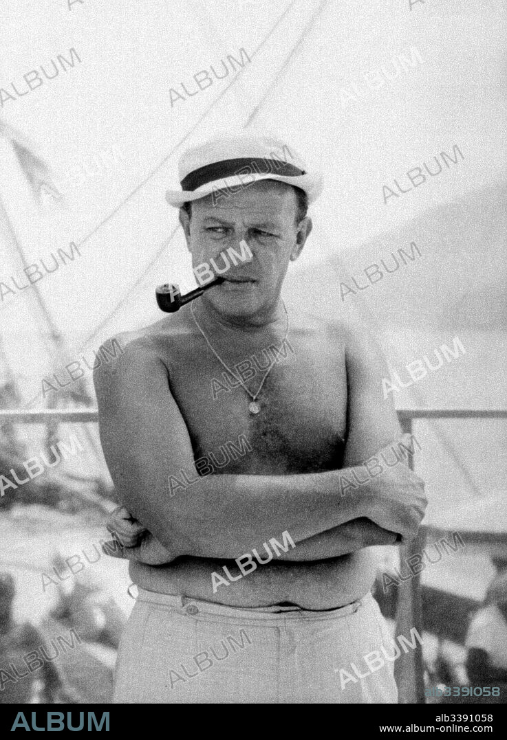 JOSEPH L. MANKIEWICZ in CLEOPATRA, 1963, directed by JOSEPH L. MANKIEWICZ. Copyright 20TH CENTURY FOX.