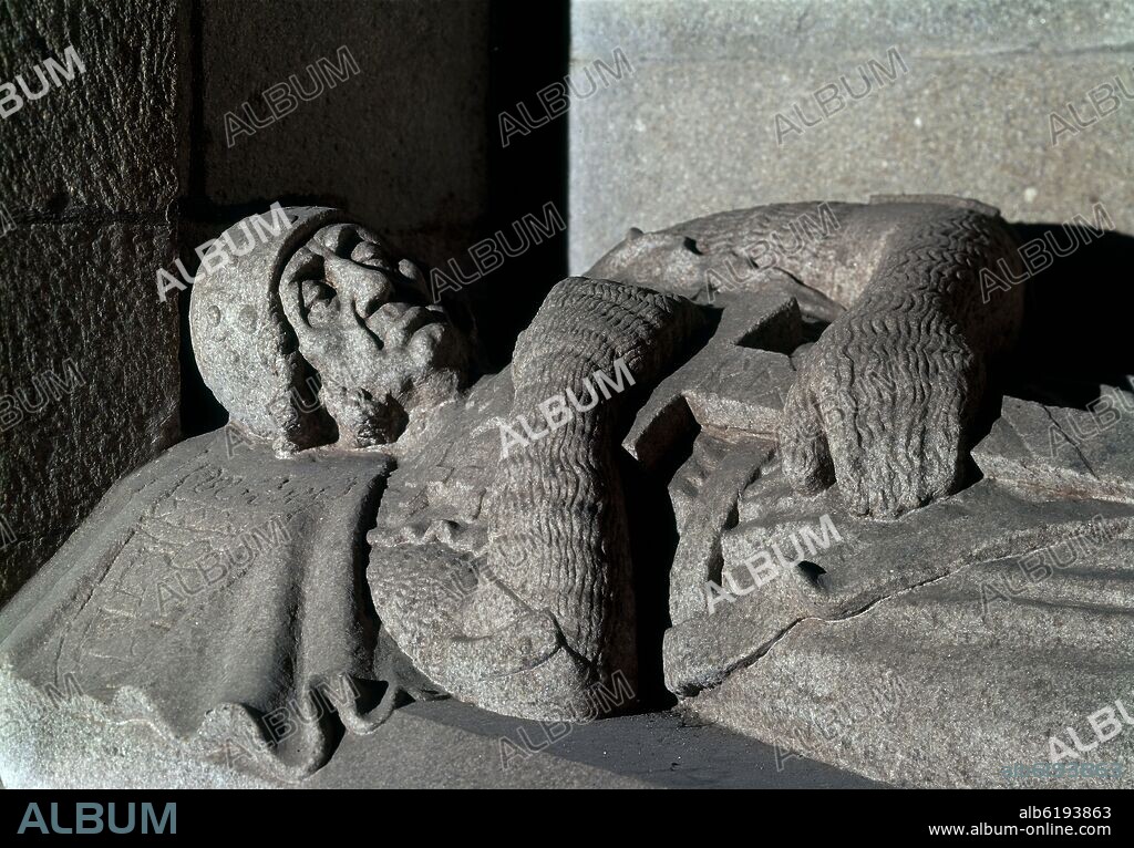 MAXIMINO MAGARIÑOS. SEPULCRO DEL CONDE PEDRO FROILAZ (1075/1128) CONDE DE TRABA - 1926.