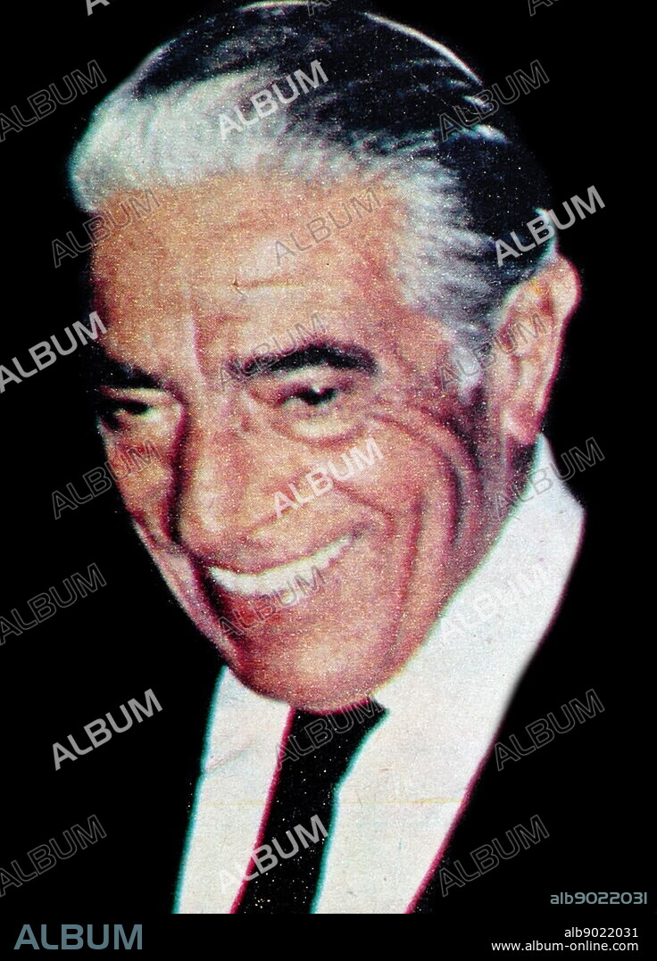 Aristotle Onassis; (1906 - 1975), Greek shipping magnate who amassed the world's largest privately owned shipping fleet and was one of the world's richest and most famous men. In 1968 he married Jacqueline Kennedy, the widow of American President John F. Kennedy.