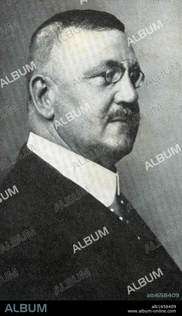 Wolfgang Kapp (1858-1922) German right wing nationalist and figurehead of the Kapp-Luttwitz Putsch of March 1920 which was an attempt to overthrow the Weimar Republic.