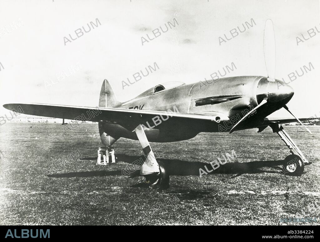 Napier Heston Racer G-AFOK with Sabre I.
