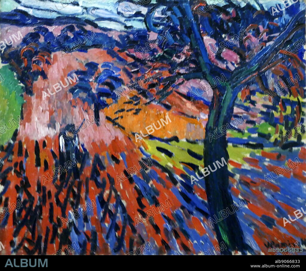 Olive Trees, 1905/1906. Oil on canvas, by Maurice de Vlaminck. Maurice de Vlaminck (4 April 1876 - 11 October 1958) was a French painter. Along with Andre Derain and Henri Matisse he is considered one of the principal figures in the Fauve movement, a group of modern artists who from 1904 to 1908 were united in their use of intense colour. Vlaminck was one of the Fauves at the controversial Salon d'Automne exhibition of 1905.