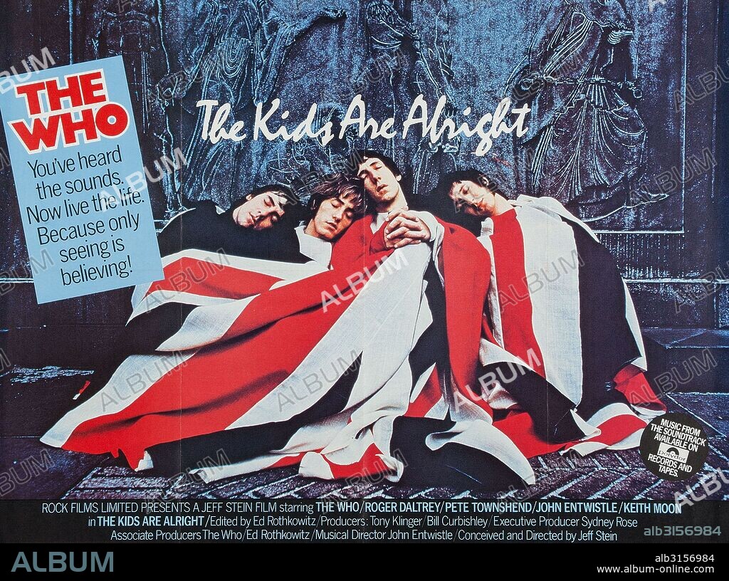 Poster of THE KIDS ARE ALRIGHT, 1979, directed by JEFF STEIN. Copyright THE WHO FILMS.