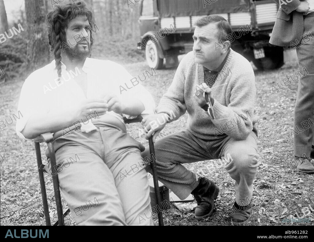 ANTON GEESINK and FRANCISCO PEREZ DOLZ in GREAT LEADERS OF THE BIBLE, 1965 (I GRANDI CONDOTTIERI), directed by FRANCISCO PEREZ DOLZ. Copyright SAN PAOLO FILMS.