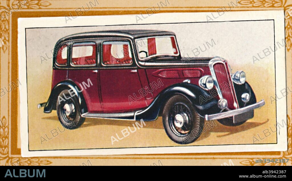 'Standard 12 Saloon', c1936. The Standard Motor Company Limited was an English car manufacturer founded in Coventry in 1903 and operating until 1960s. From An Album of Motor Cars. [John Player & Sons, London, c1936].