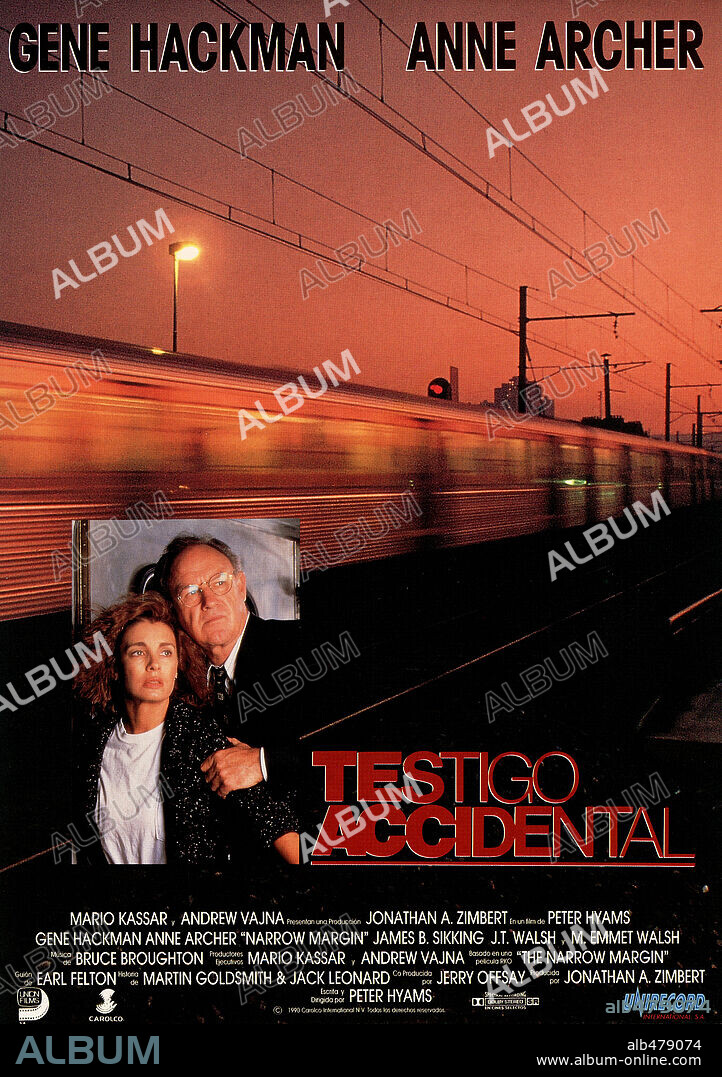 Poster of NARROW MARGIN, 1990, directed by PETER HYAMS. Copyright GUILD.