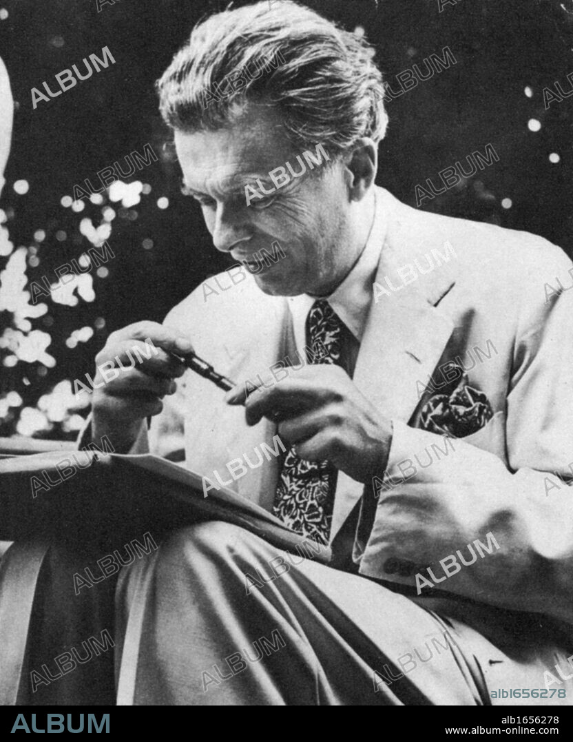 Aldous Leonard Huxley (1894-1963) English essayist and novelist, best remembered for Brave New World (1932).