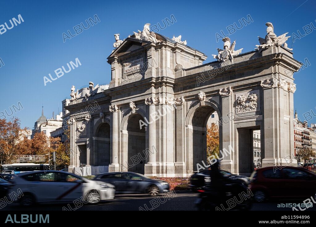 Madrid, 16/12/2023. Puerta de Alcalá sin Andamios. Foto: Tania Sieira. Archdc.