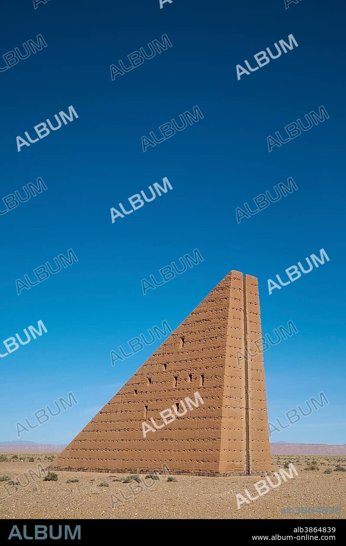 HANNSJÖRG VOTH. Artwork, Stairway to Heaven by Hansjörg Voth, Erfoud, Meknès-Tafilalet, Morocco, Africa.