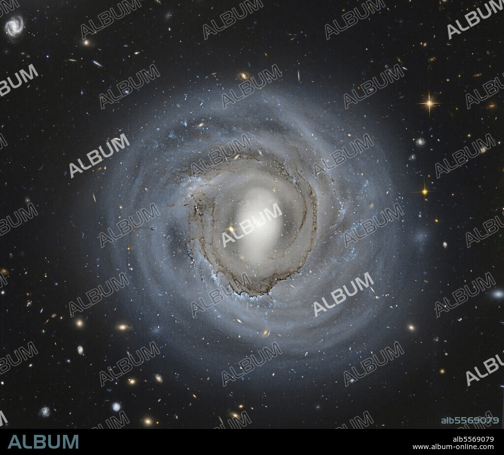 NGC 4921, a barred spiral galaxy in the Coma Cluster, located in the constellation Coma Berenices.