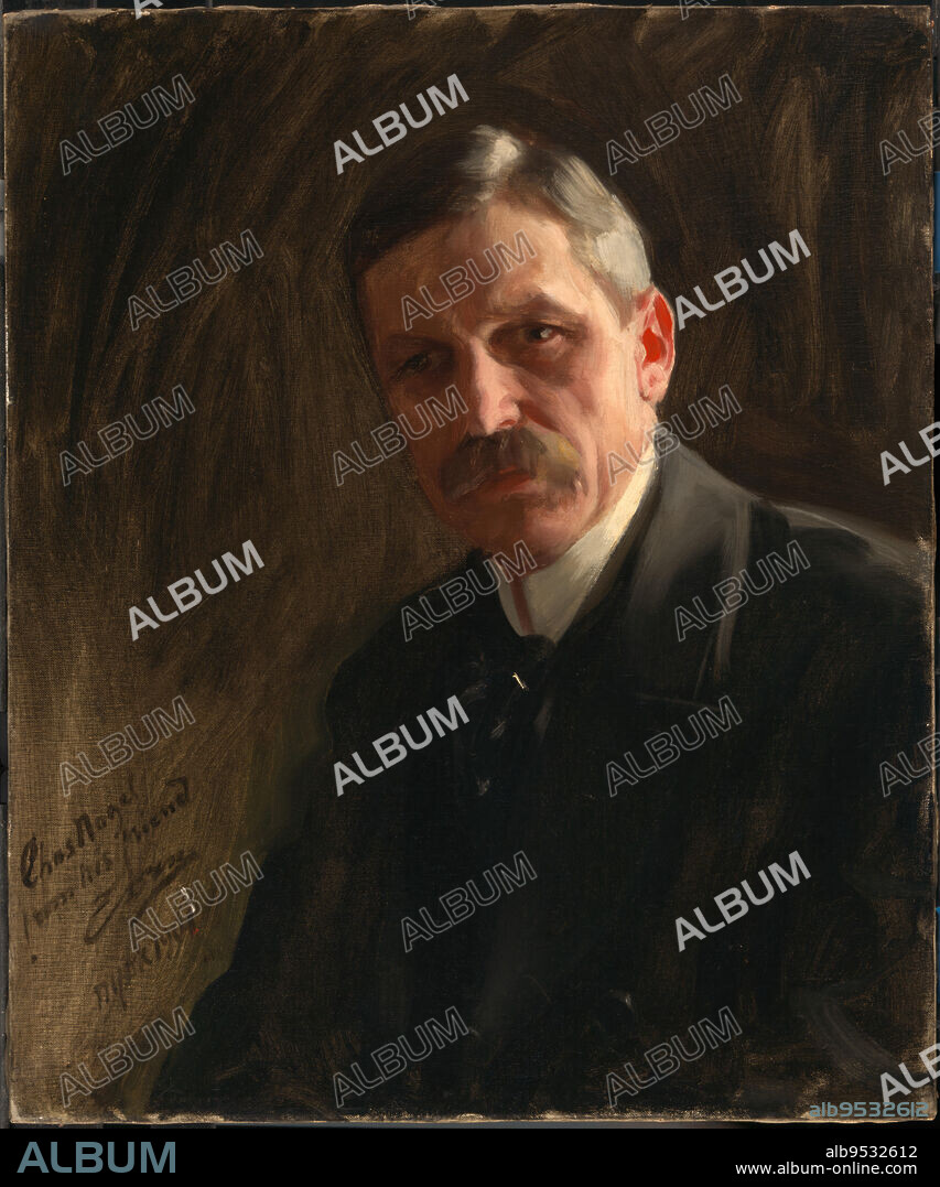 ANDERS LEONARD ZORN. Charles Nagel. oil on canvas. Date: 1901.